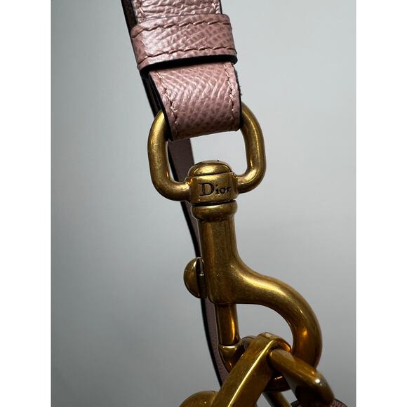 Dior Saddle Bag Warm-Taupe Grained Calf Skin *Auth w/ Additional Strap, Bag, Box - Picture 15 of 16